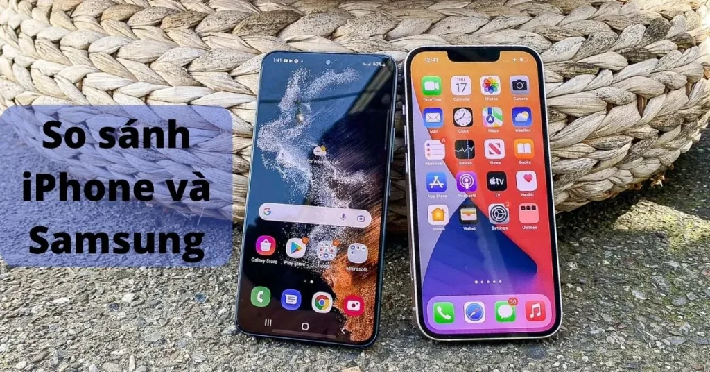 Giới thiệu về cuộc đối đầu giữa iPhone và Samsung